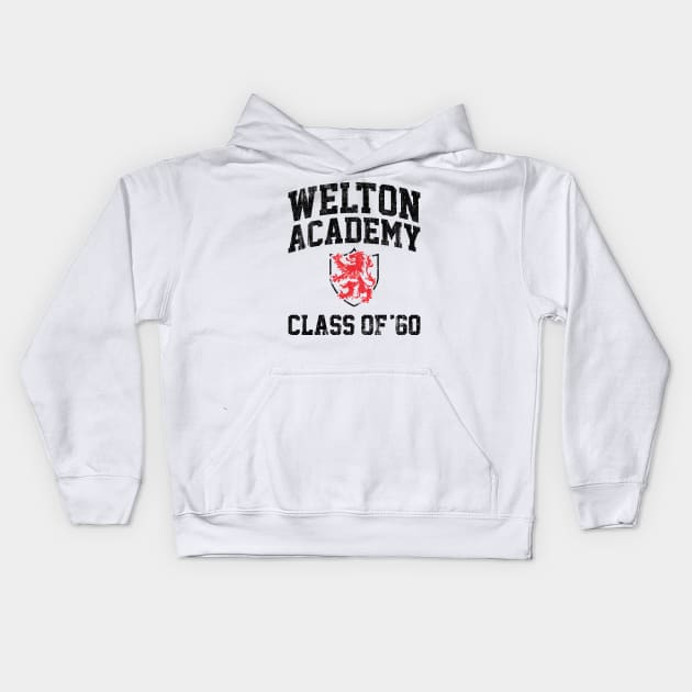 Welton Academy Class of 60 (Variant) Kids Hoodie by huckblade